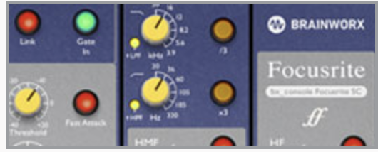 Plugin Alliance Brainworx bx_console Focusrite SC